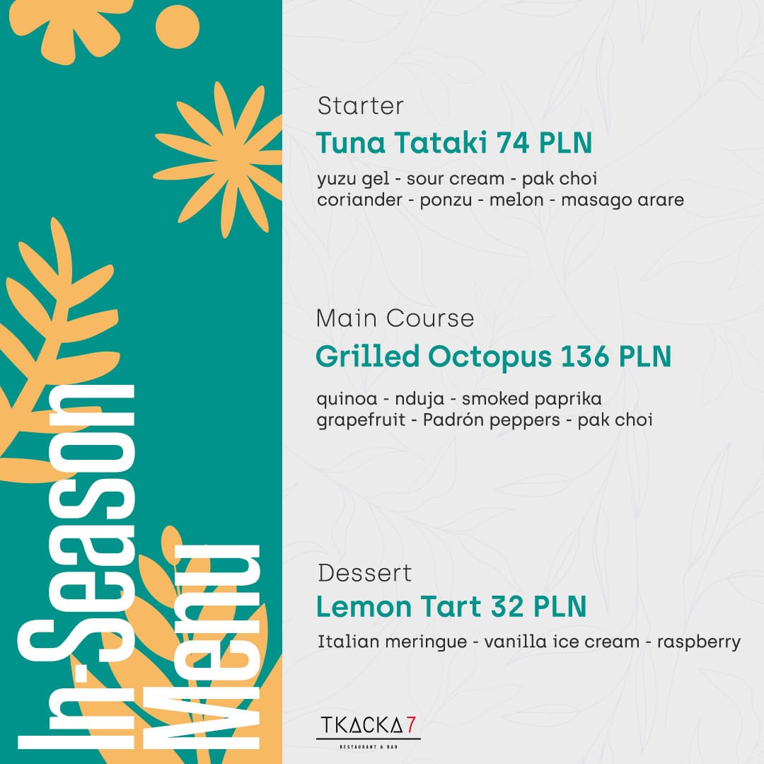 Seasonal Menu Item